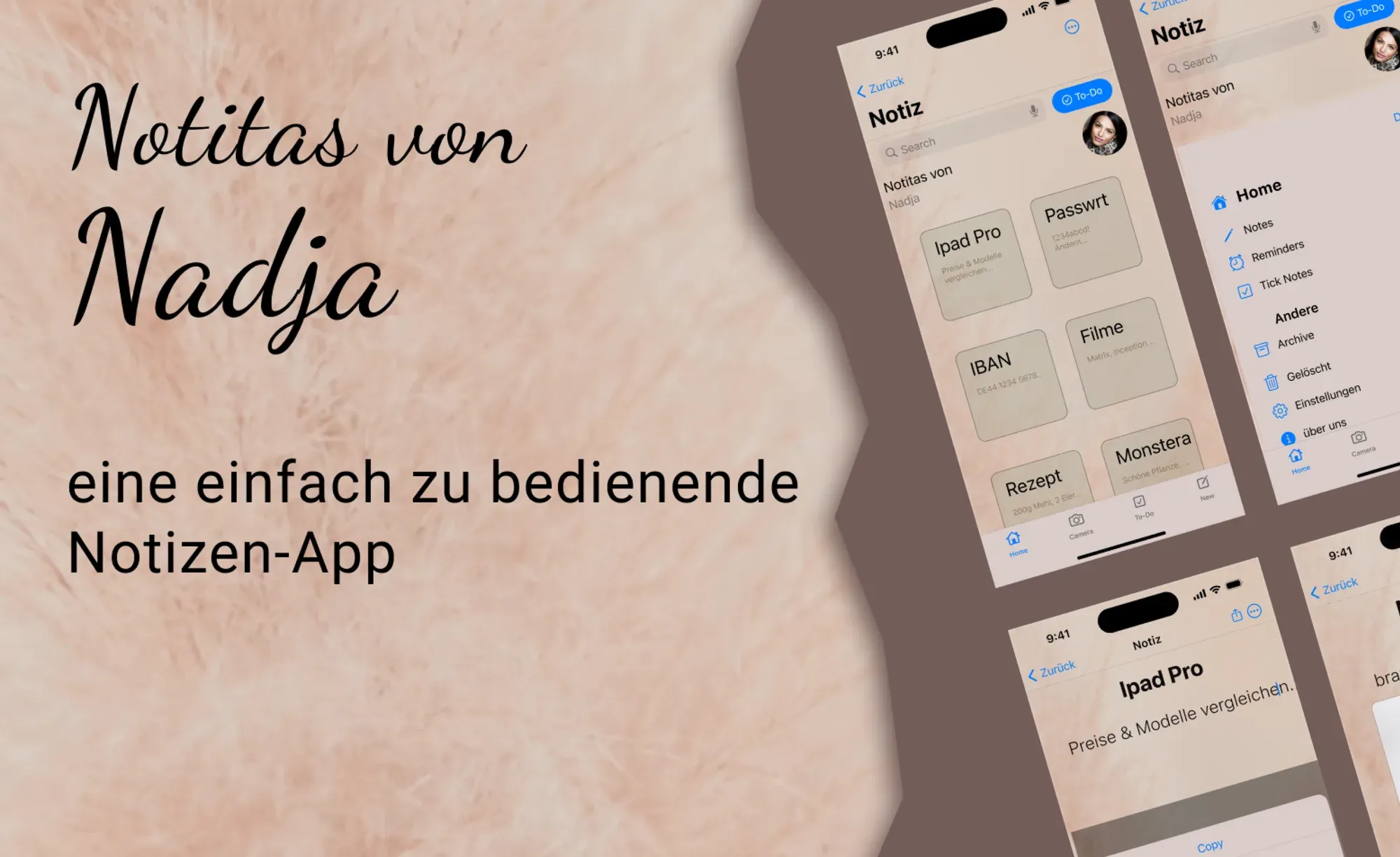 Notitas von Nadja — UX/UI App Design