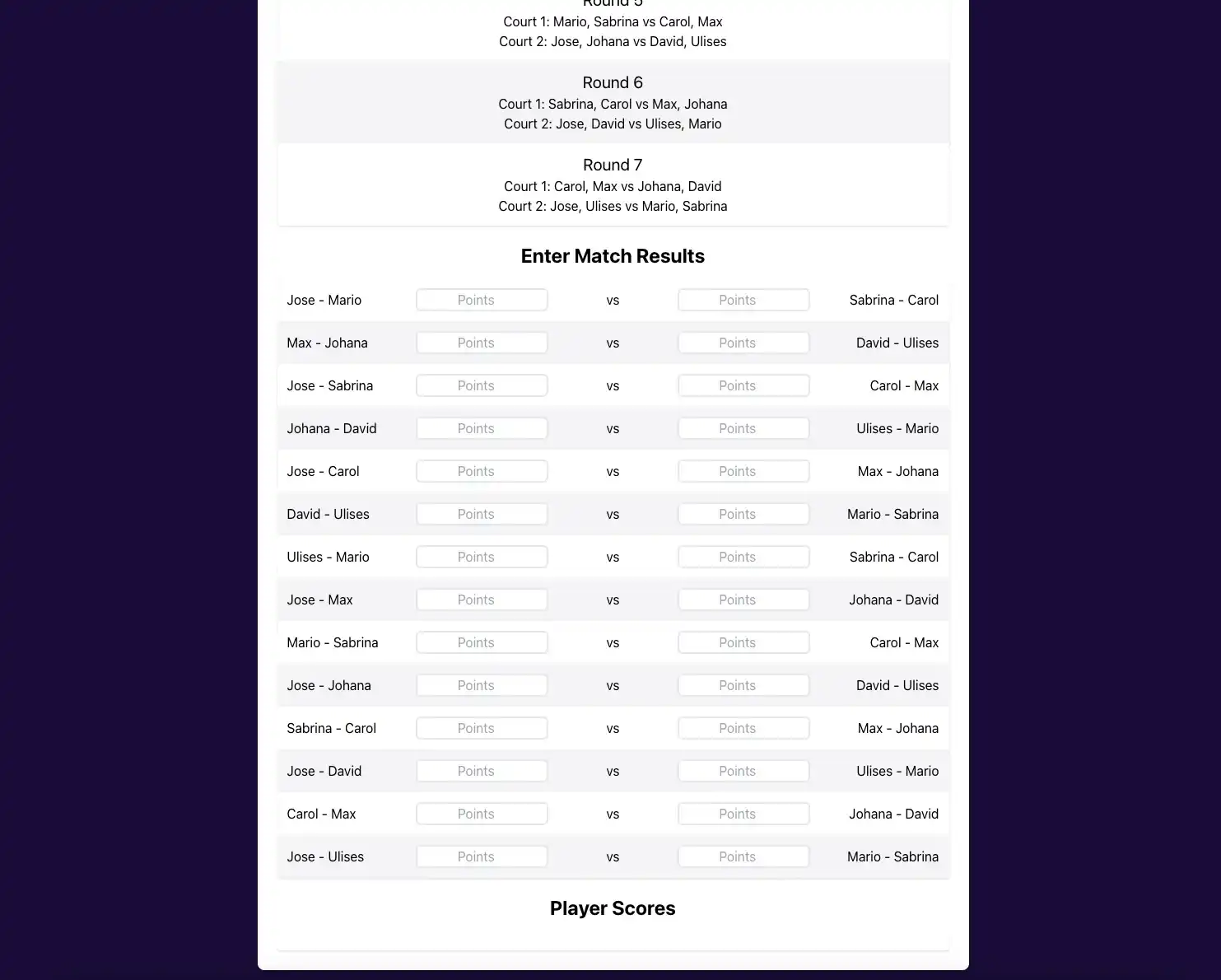 Padel Americano — Website