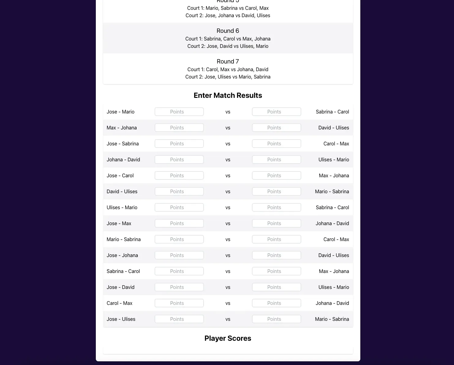 Padel Americano — Website